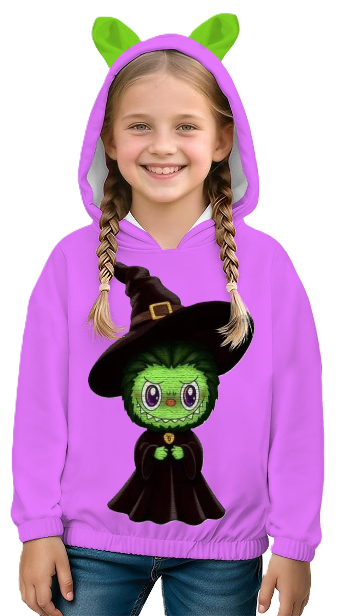 NEW & EXCLUSIVE - Kid's Labubu Sweatshirt Hoodies -WICKED