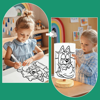THE Colorable/Paintable Lamp -DIY Paintable Table Lamp