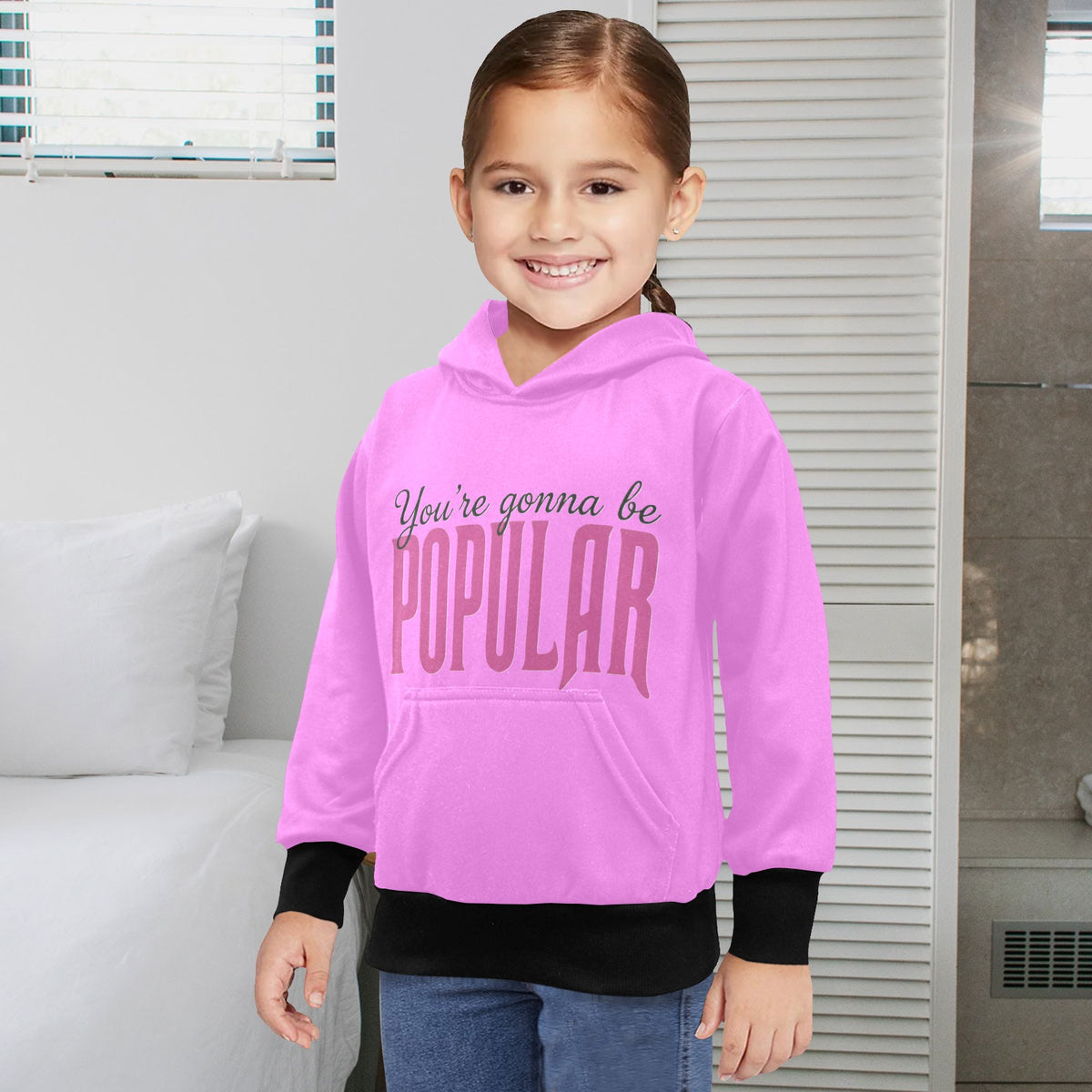 EXCLUSIVE DESIGNS: WICKED -  Little Girls' Long Sleeve Hoodie