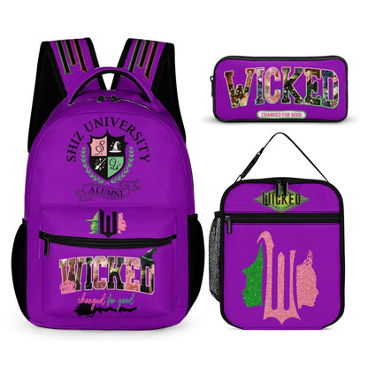 “Exclusive Wicked Backpack Bundle – Shiz University 3‑Piece Magic Set” BACKPACK BUNDLE SETS