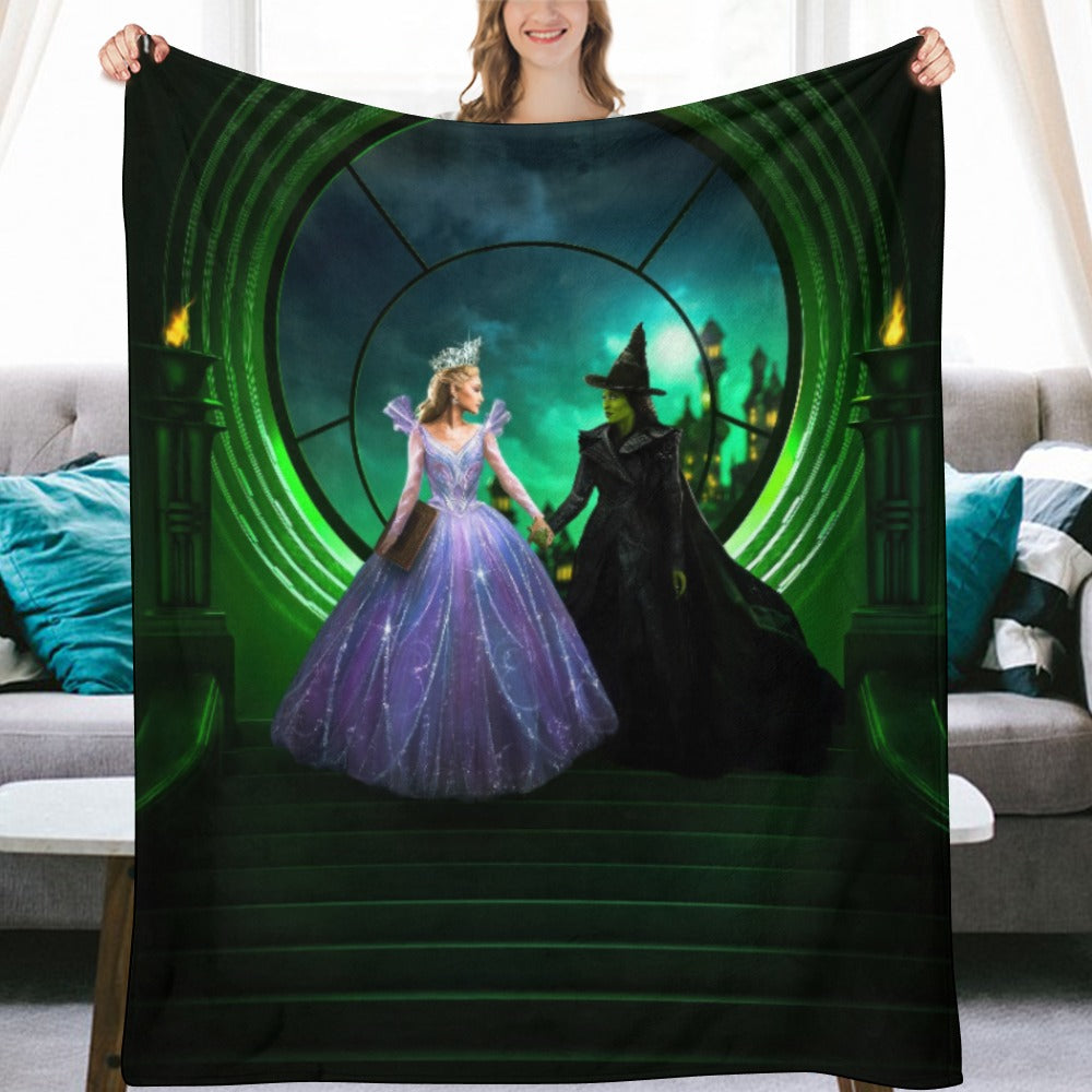 “Exclusive WICKED Flannel Blanket – Ultra‑Soft Magic in Multiple Designs & Sizes”