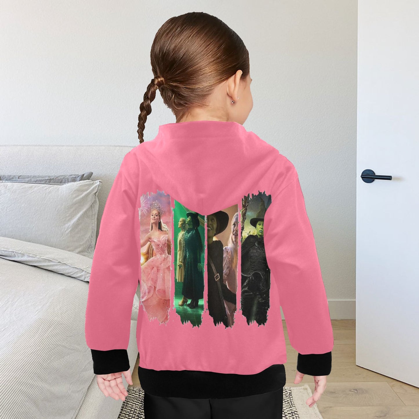 EXCLUSIVE DESIGNS: WICKED - Little Girls' Long Sleeve Hoodies