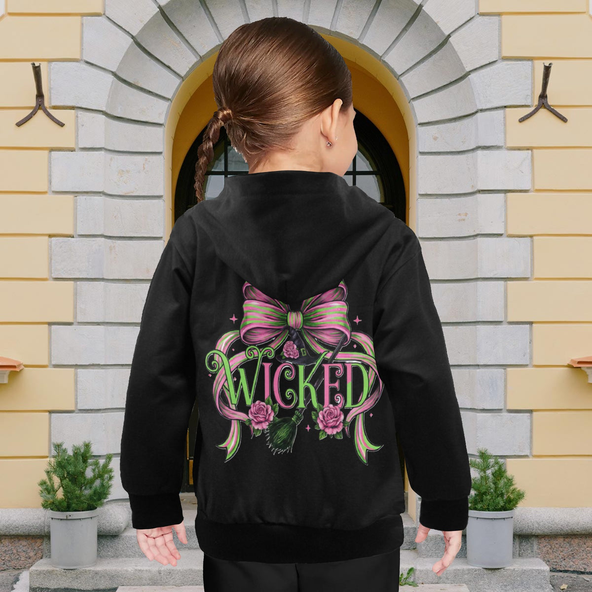 EXCLUSIVE DESIGNS: WICKED - Little Girls' Long Sleeve Hoodies