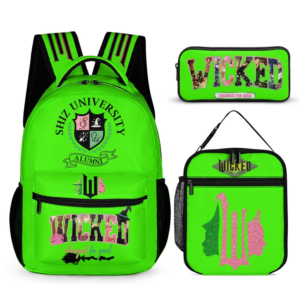 “Exclusive Wicked Backpack Bundle – Shiz University 3‑Piece Magic Set” BACKPACK BUNDLE SETS