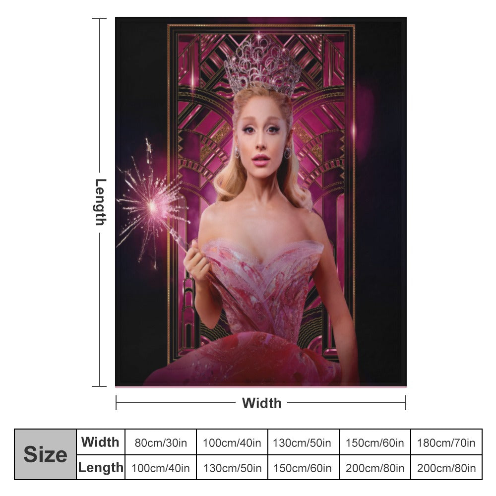 “Exclusive WICKED Flannel Blanket – Ultra‑Soft Magic in Multiple Designs & Sizes”