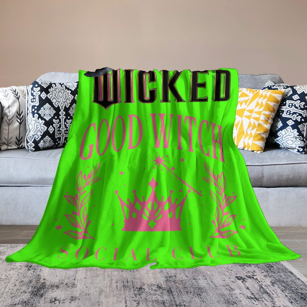 “Exclusive Wicked Flannel Blanket – Ultra‑Soft Magic in Multiple Designs & Sizes”