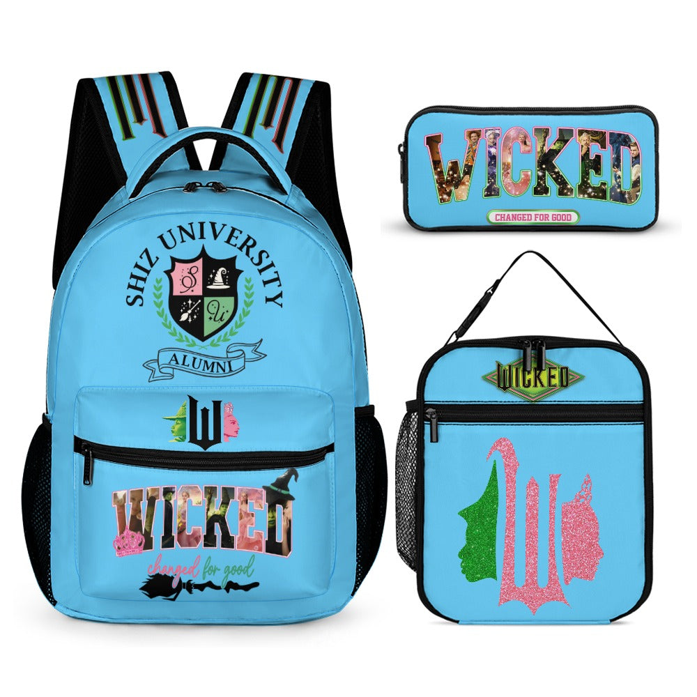 “Exclusive Wicked Backpack Bundle – Shiz University 3‑Piece Magic Set” BACKPACK BUNDLE SETS