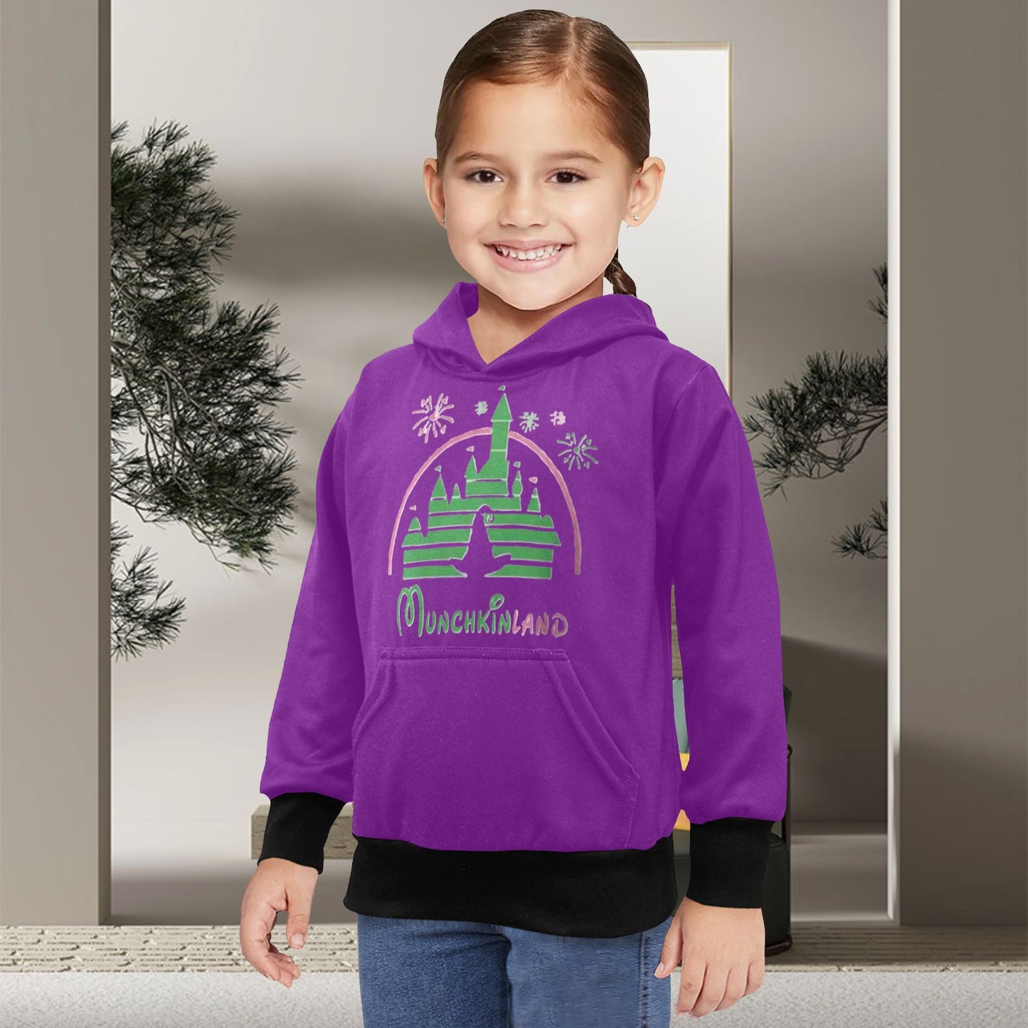 EXCLUSIVE DESIGNS: WICKED - Munchkinland - Little Girls' Long Sleeve Hoodie