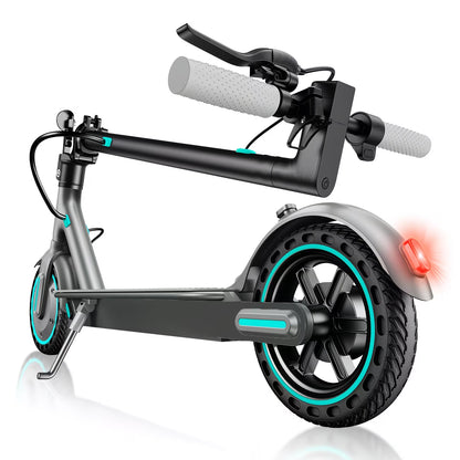 Foldable Electric Scooter 350W Motor, 8.5" Solid Tires, Display, 3-Speed, Large Battery - Portable -Scooter for Urban Commuting, Suitable for Adults