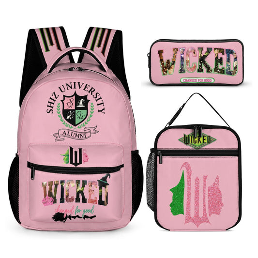 “Exclusive Wicked Backpack Bundle – Shiz University 3‑Piece Magic Set” BACKPACK BUNDLE SETS