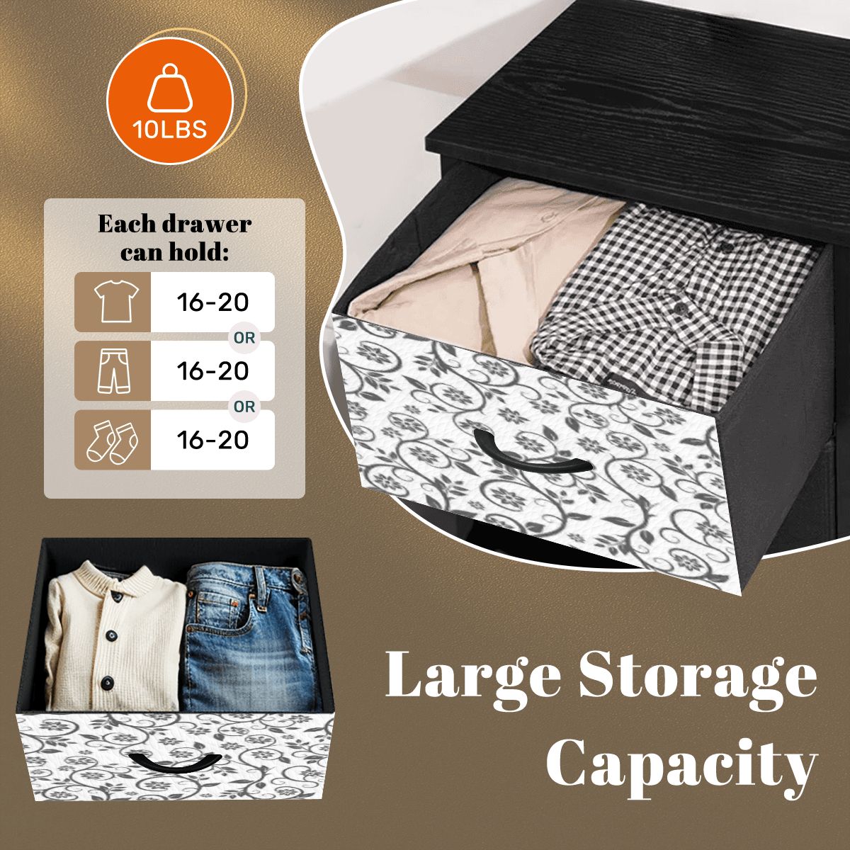 Dresser - 4-Drawer Dresser (Made in USA)