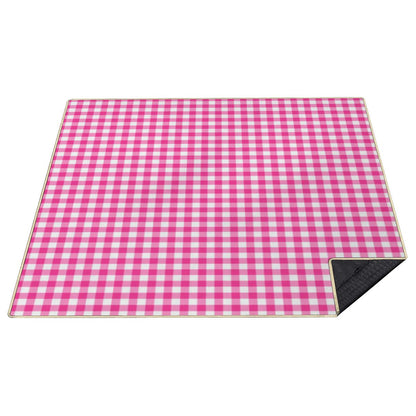 Outdoor Beach/Picnic Blanket (Checker Pink)