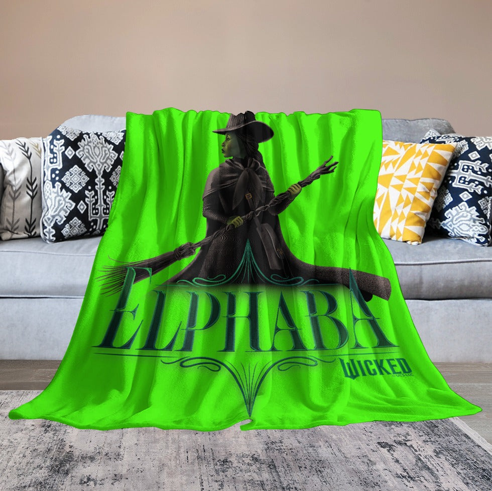 “Exclusive WICKED Flannel Blanket – Ultra‑Soft Magic in Multiple Designs & Sizes”