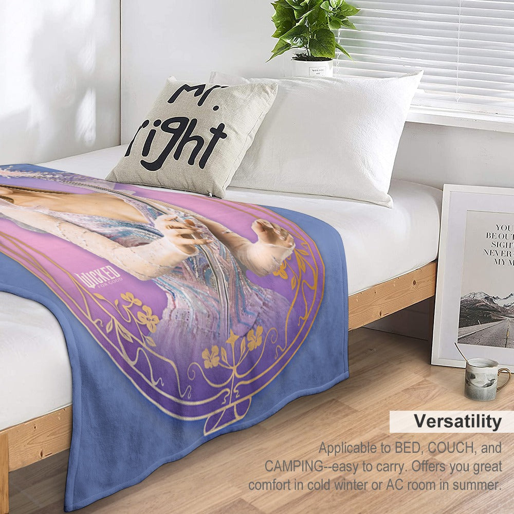 “Exclusive WICKED Flannel Blanket – Ultra‑Soft Magic in Multiple Designs & Sizes”