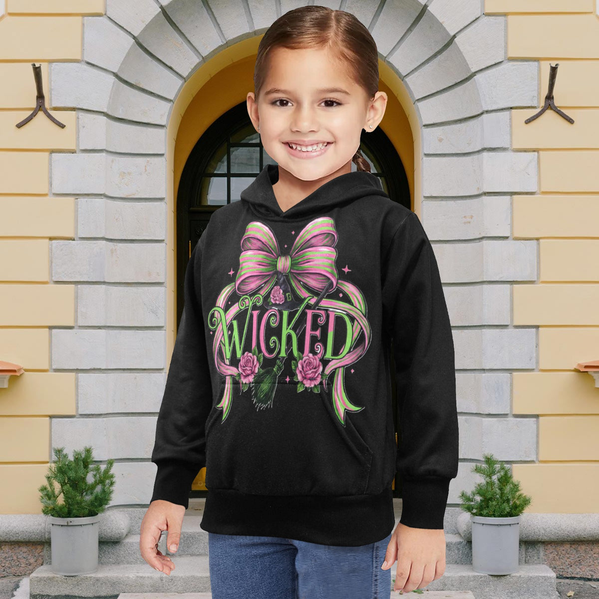 EXCLUSIVE DESIGNS: WICKED - Little Girls' Long Sleeve Hoodies