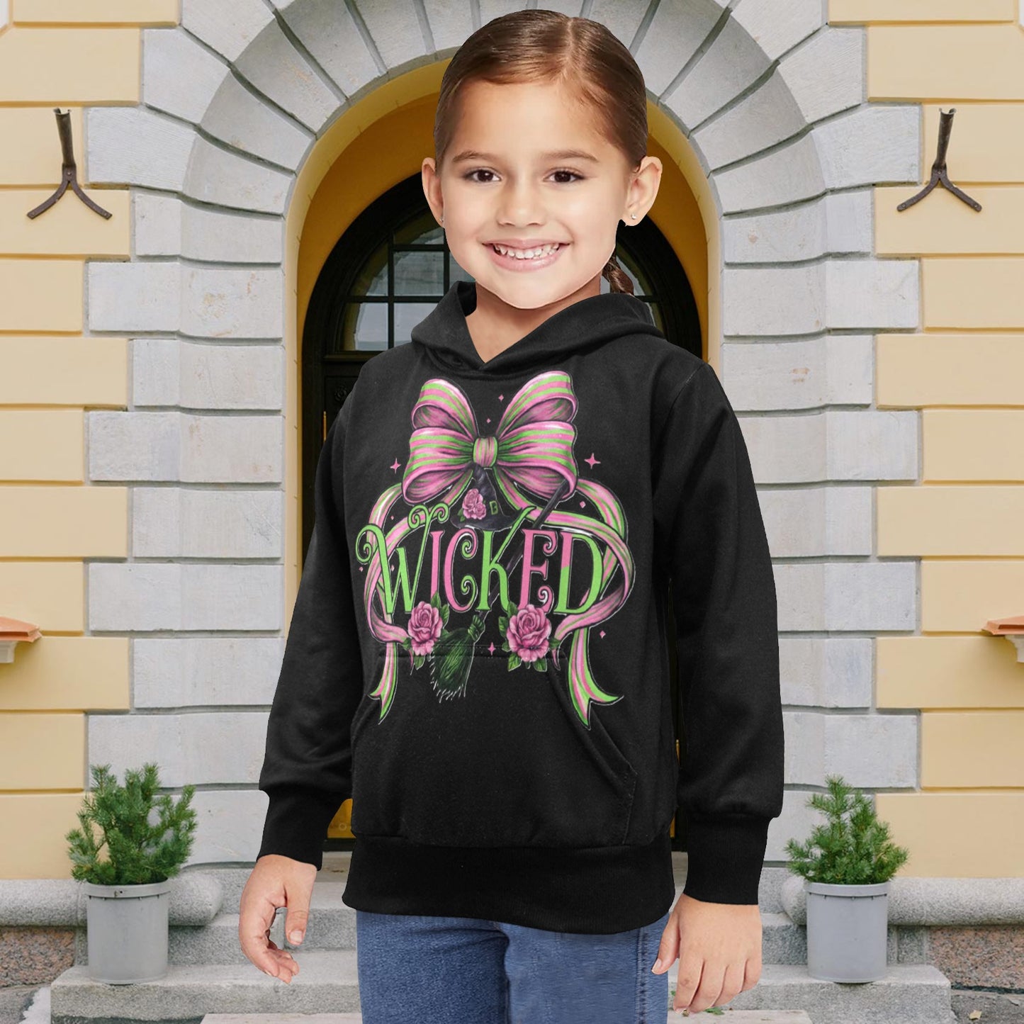 EXCLUSIVE DESIGNS: WICKED - Little Girls' Long Sleeve Hoodies