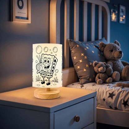 Fun for Kids! Colorable/Paintable Lamp - DIY Paintable Table Lamp