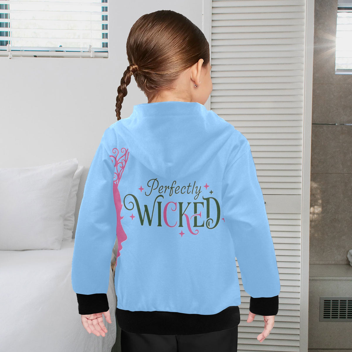 EXCLUSIVE DESIGNS: WICKED -  Little Girls' Long Sleeve Hoodie