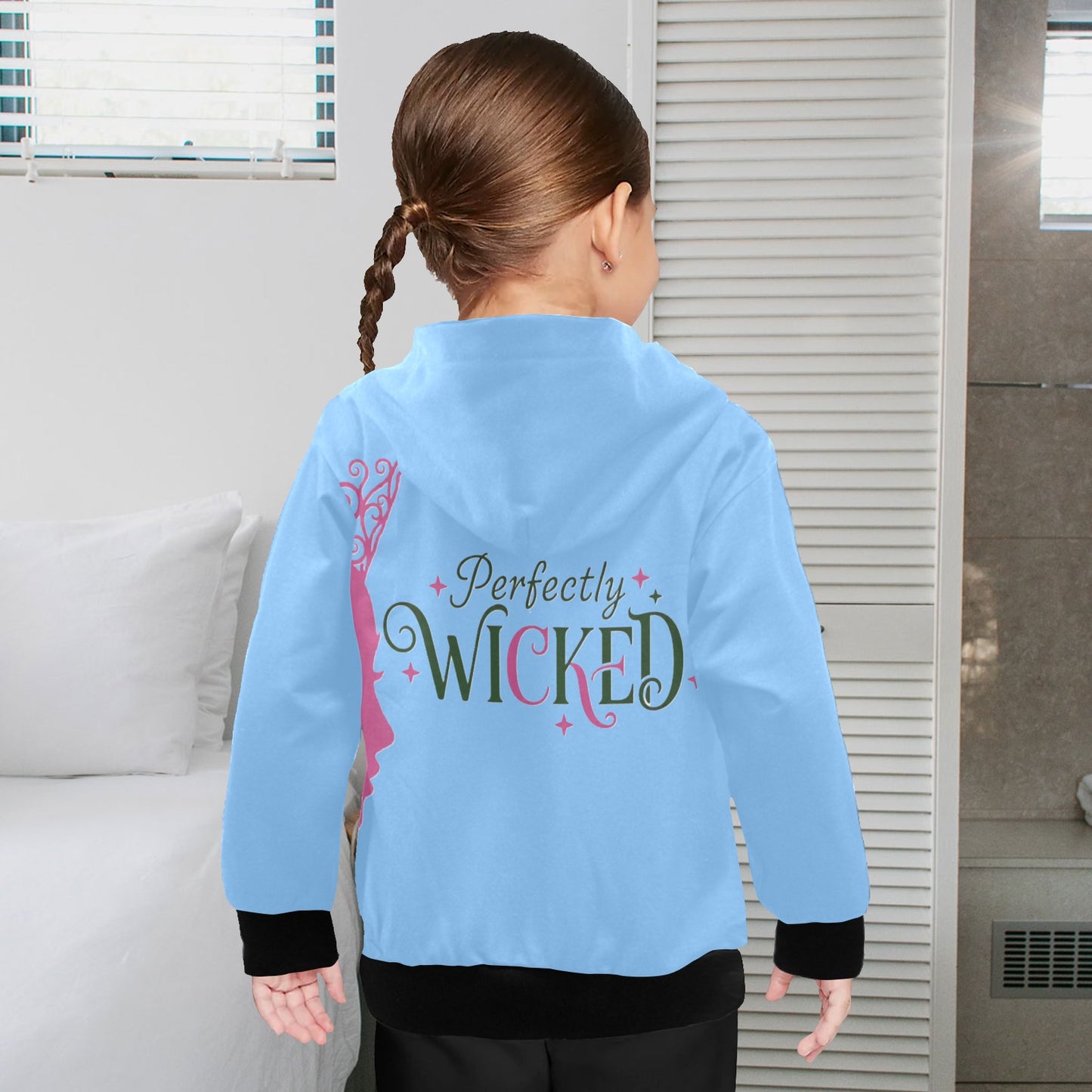 EXCLUSIVE DESIGNS: WICKED -  Little Girls' Long Sleeve Hoodie