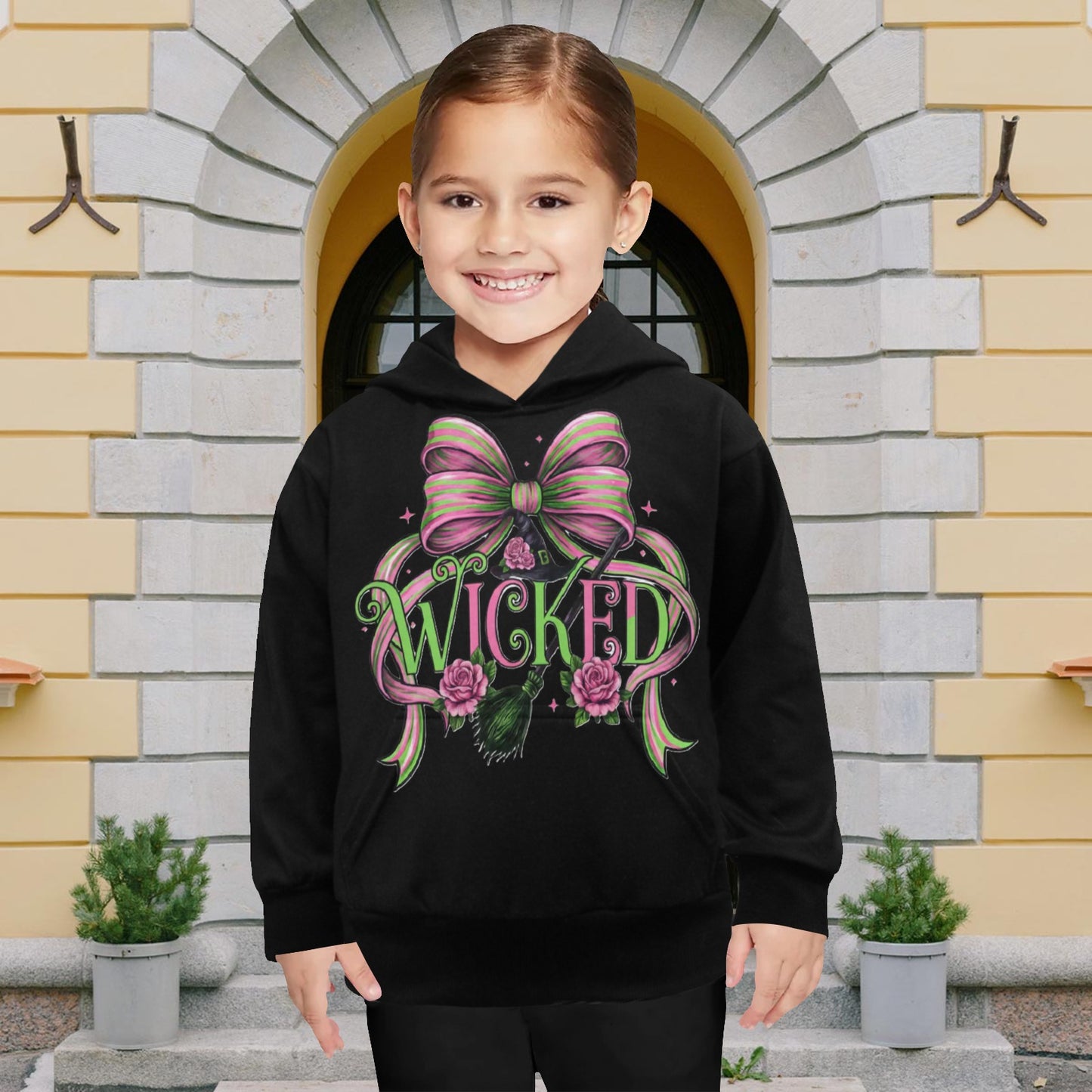 EXCLUSIVE DESIGNS: WICKED - Little Girls' Long Sleeve Hoodies