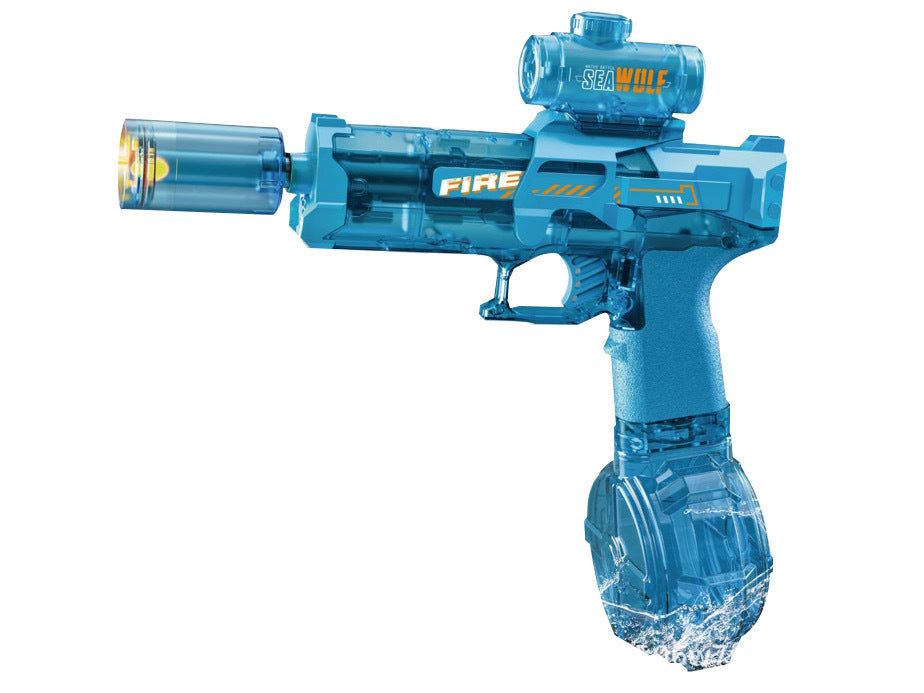 Little Ice Mouse electric water gun children's water grab fire-breathing continuous linkage back to the pulse bared water gun