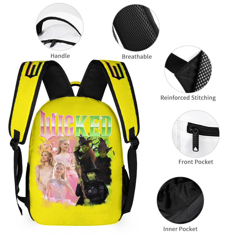 “Exclusive Wicked Backpack Bundle – Shiz University 3‑Piece Magic Set” BACKPACK BUNDLE SETS