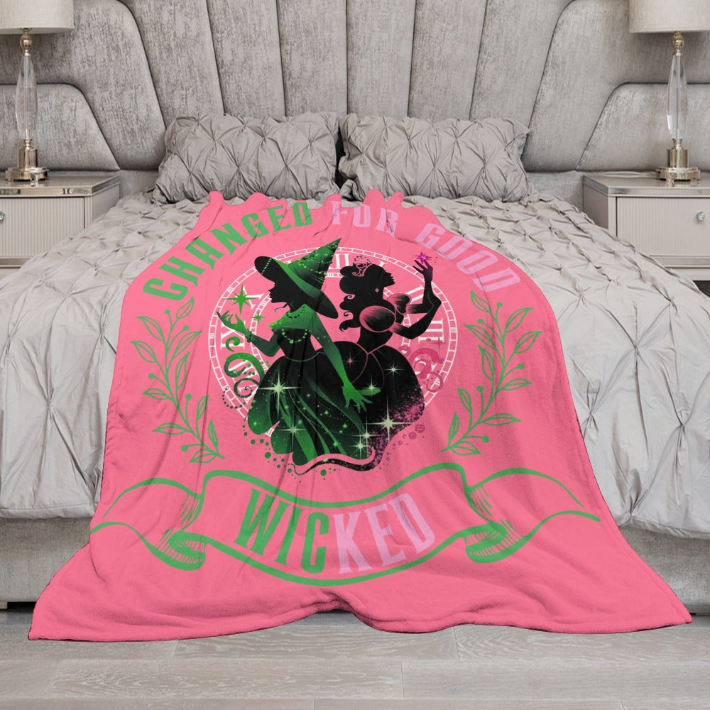 “Exclusive Wicked Flannel Blanket – Ultra‑Soft Magic in Multiple Designs & Sizes”