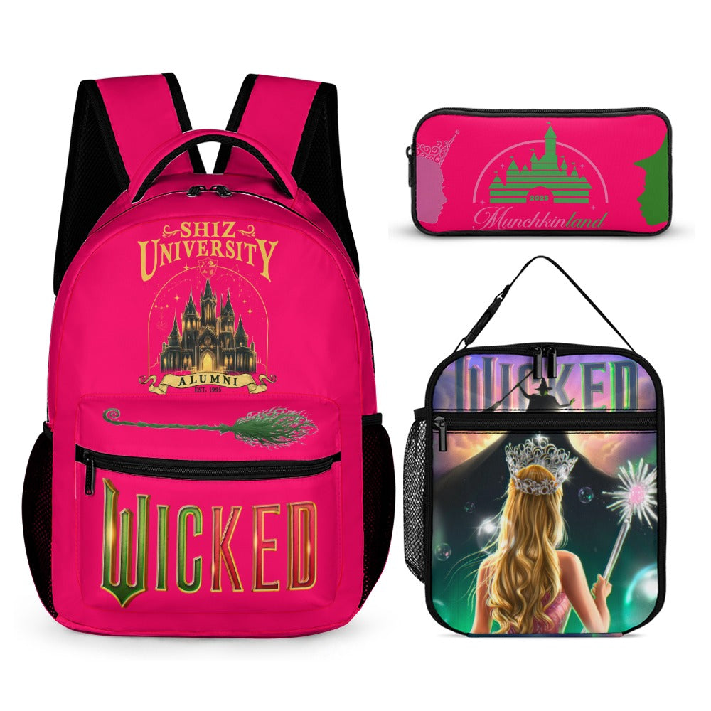 “Exclusive Wicked Backpack Bundle – Shiz University 3‑Piece Magic Set” 3 PIECE BACKPACK BUNDLES