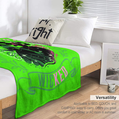 “Exclusive Wicked Flannel Blanket – Ultra‑Soft Magic in Multiple Designs & Sizes”
