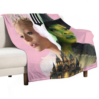 “Exclusive WICKED Flannel Blanket – Ultra‑Soft Magic in Multiple Designs & Sizes”