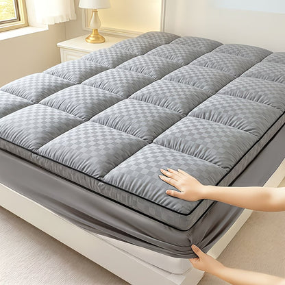 Cool Mattress Protector, Mattress Cover, Quilting Elasticity Stretchable from 8 to 21 Inches Deep Pockets Mattress Pad for Bed, Cool Bedding, The Comfort of The Bedroom, Quilted Design, Closely Fit, Machine-Washable Mattress Protector
