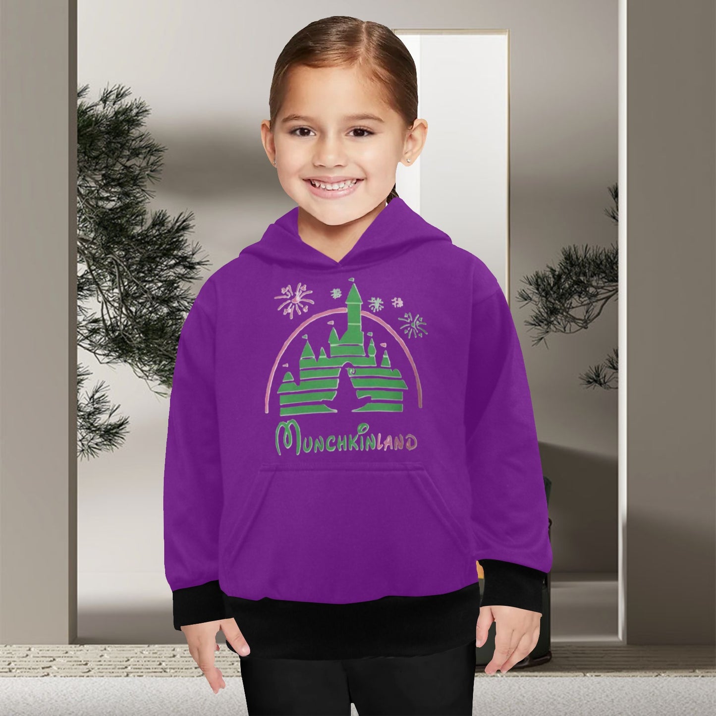 EXCLUSIVE DESIGNS: WICKED - Munchkinland - Little Girls' Long Sleeve Hoodie