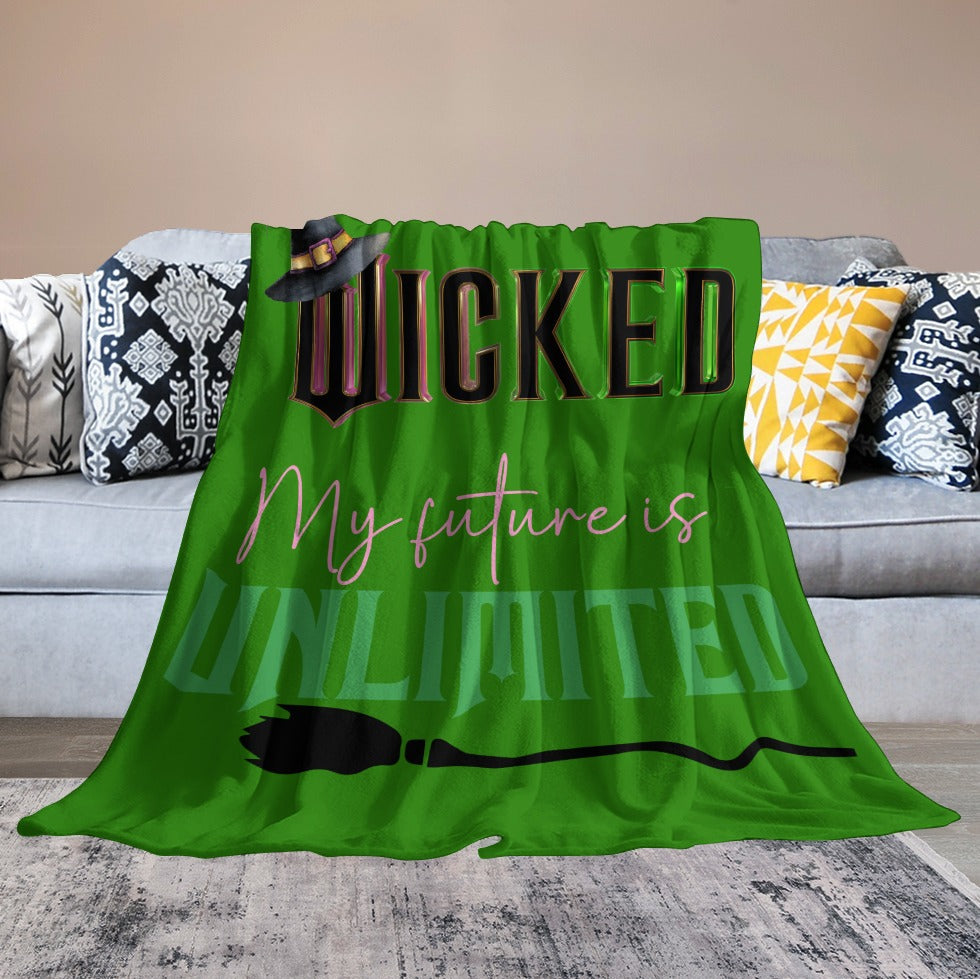“Exclusive Wicked Flannel Blanket – Ultra‑Soft Magic in Multiple Designs & Sizes”