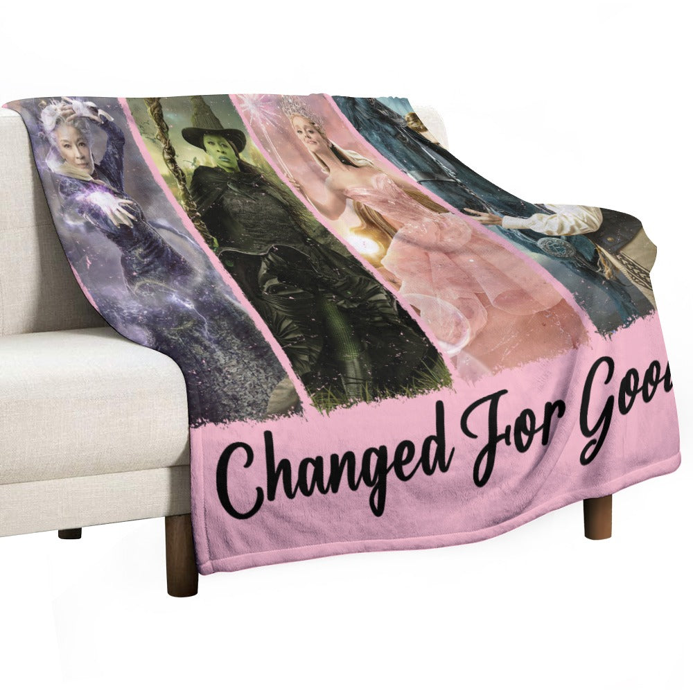 “Exclusive WICKED Flannel Blanket – Ultra‑Soft Magic in Multiple Designs & Sizes”