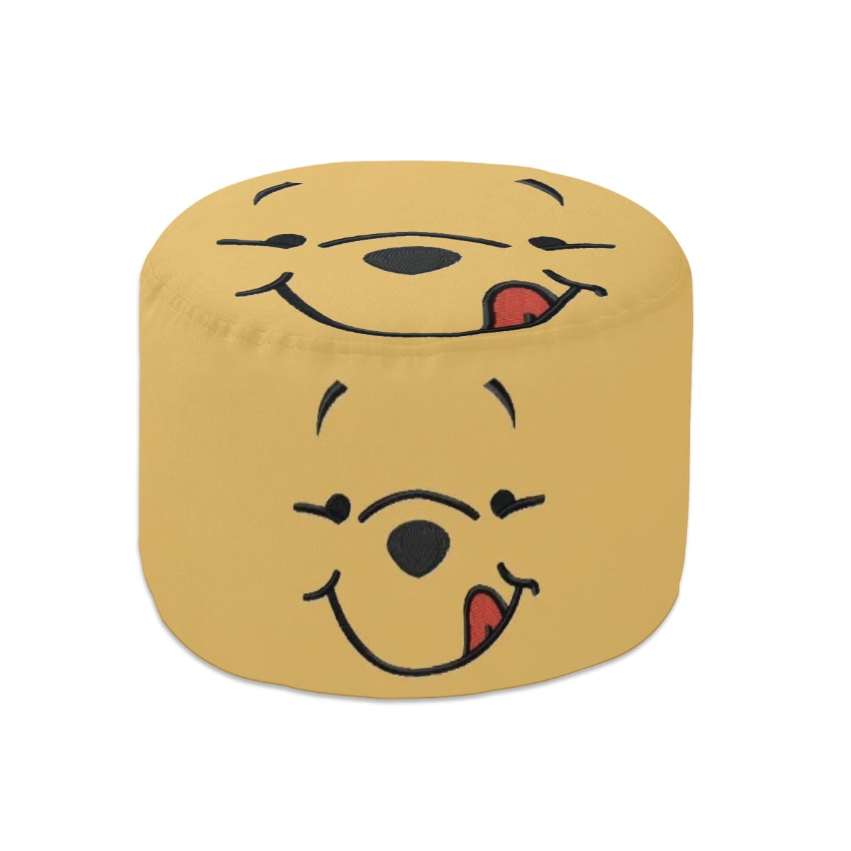 Pooh Bear Ottoman - Round Pouf Ottoman