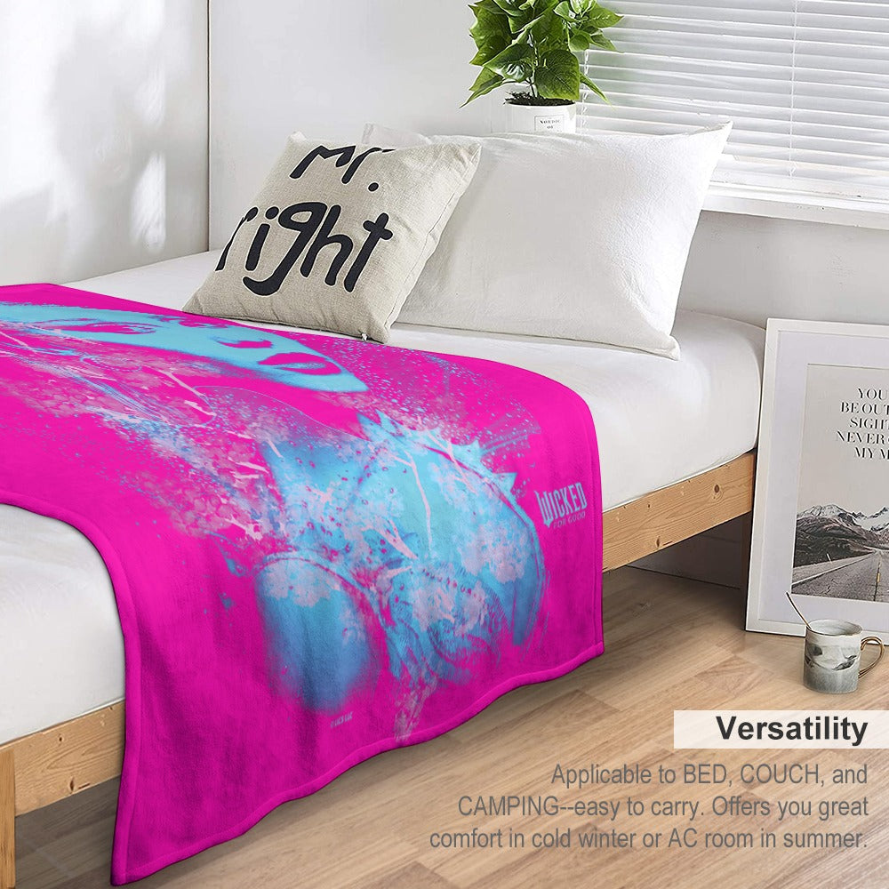 “Exclusive WICKED Flannel Blanket – Ultra‑Soft Magic in Multiple Designs & Sizes”