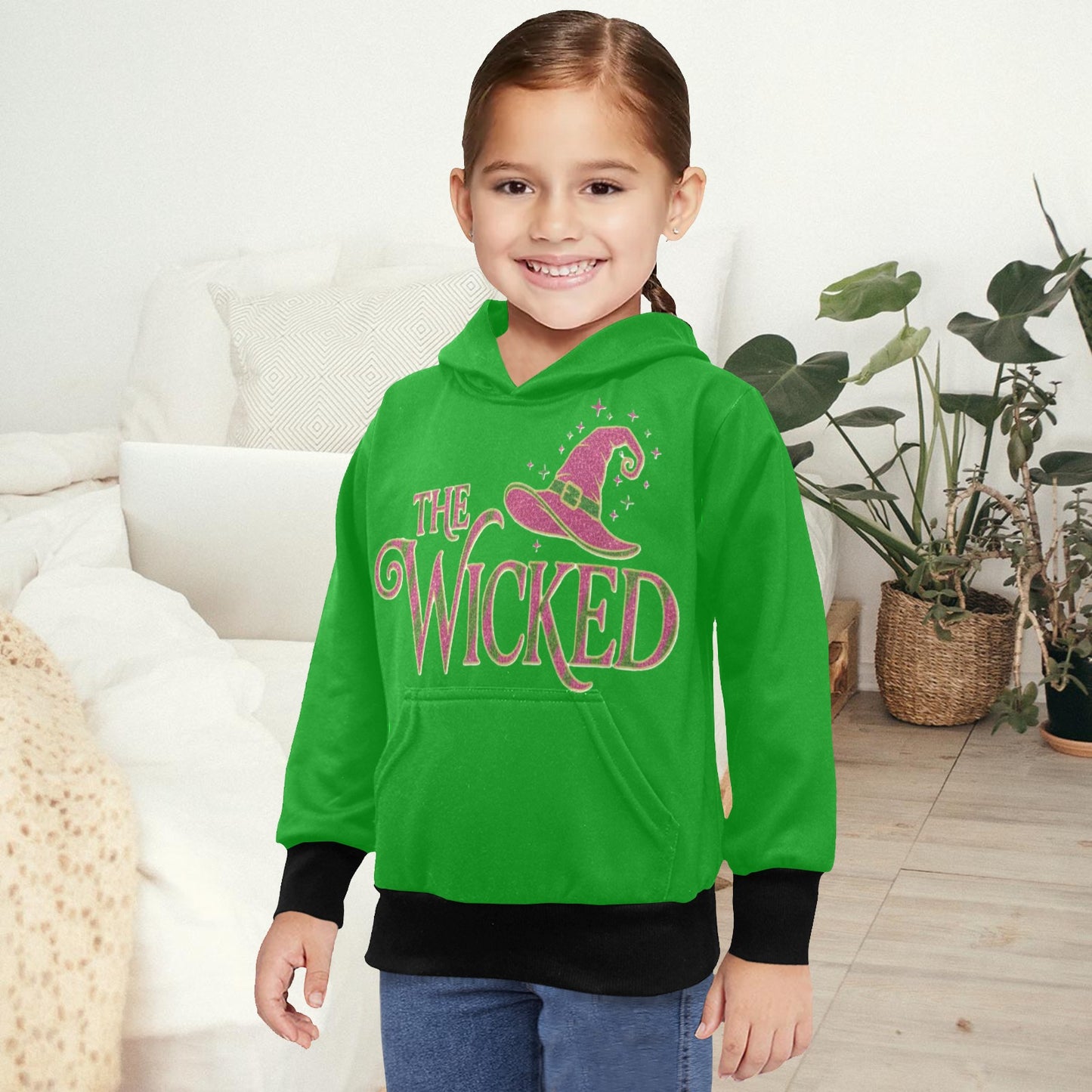 EXCLUSIVE DESIGNS: WICKED - Little Girls' Long Sleeve Hoodies