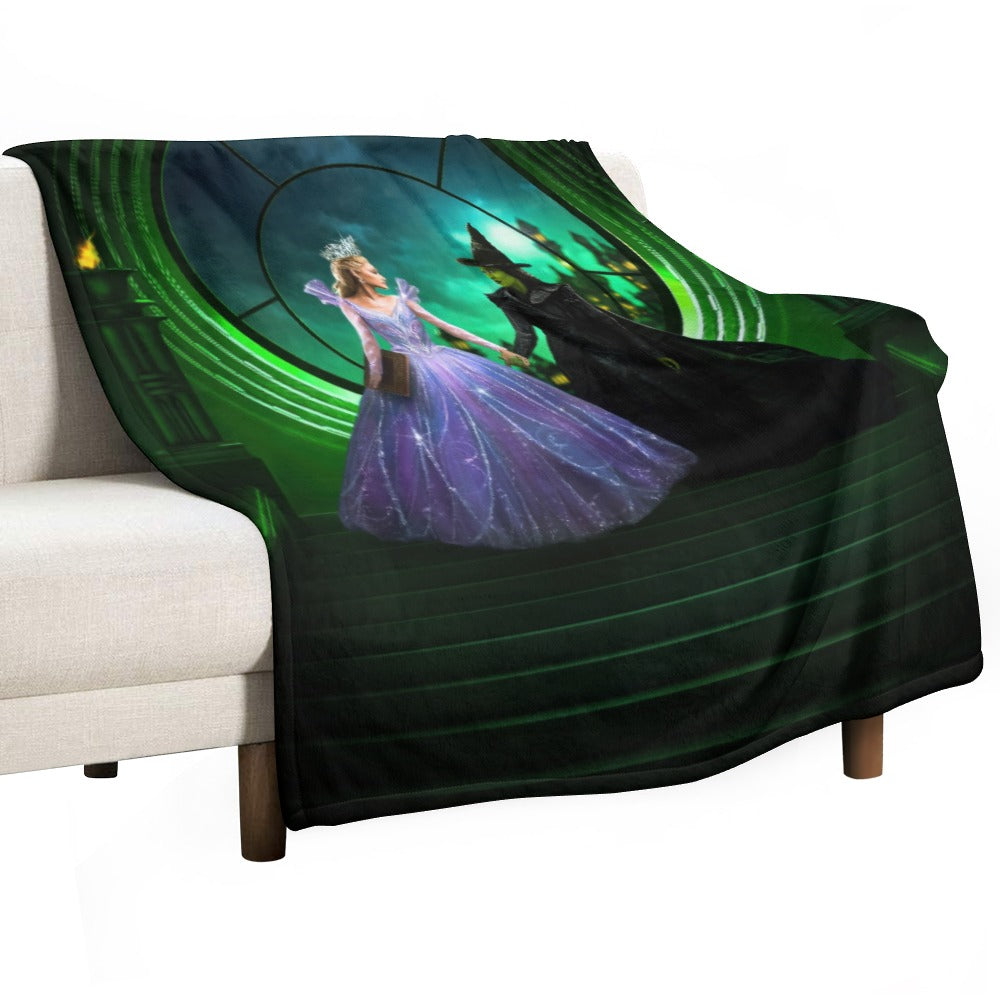 “Exclusive WICKED Flannel Blanket – Ultra‑Soft Magic in Multiple Designs & Sizes”