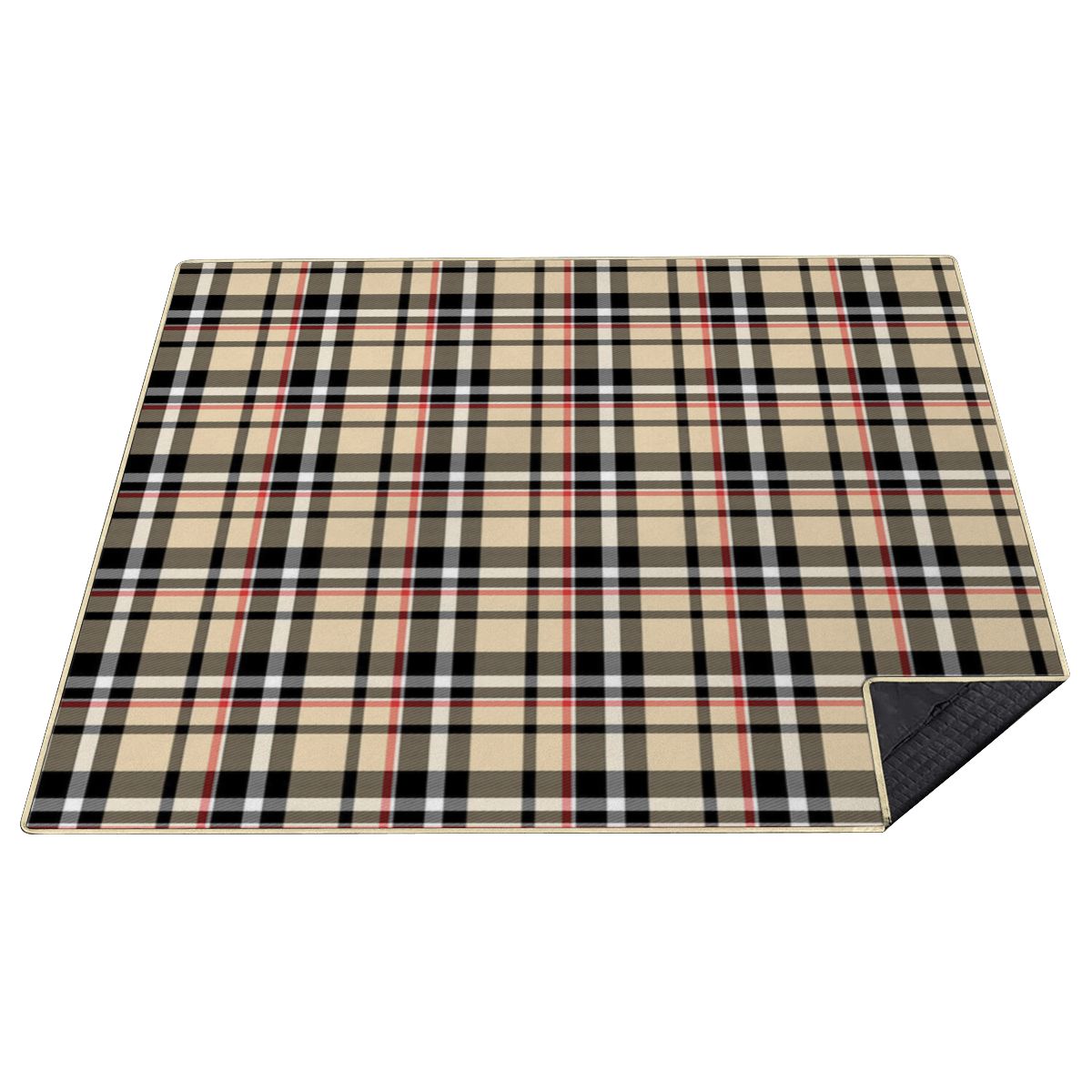 Outdoor Beach/Picnic Blanket - Plaid Design