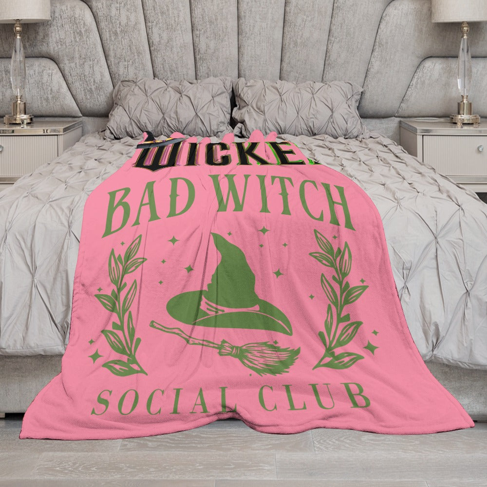 “Exclusive Wicked Flannel Blanket – Ultra‑Soft Magic in Multiple Designs & Sizes”