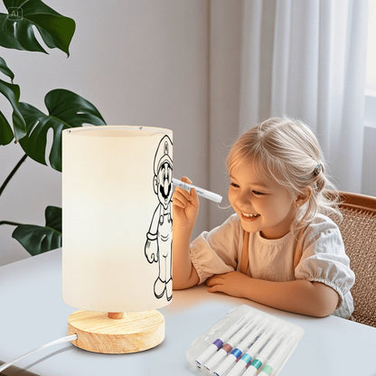 Colorable/Paintable Lamps- DIY Paintable Table Lamp =Fun for kids!
