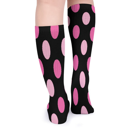 The Viral - POLKA DOT BREATHABLE STOCKINGS — PACK OF 5 (SAME PATTERN)