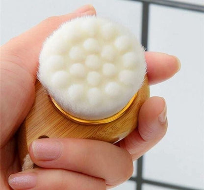Facial Brush with Bamboo Handle - CHRISTMAS GIFT ALERT!