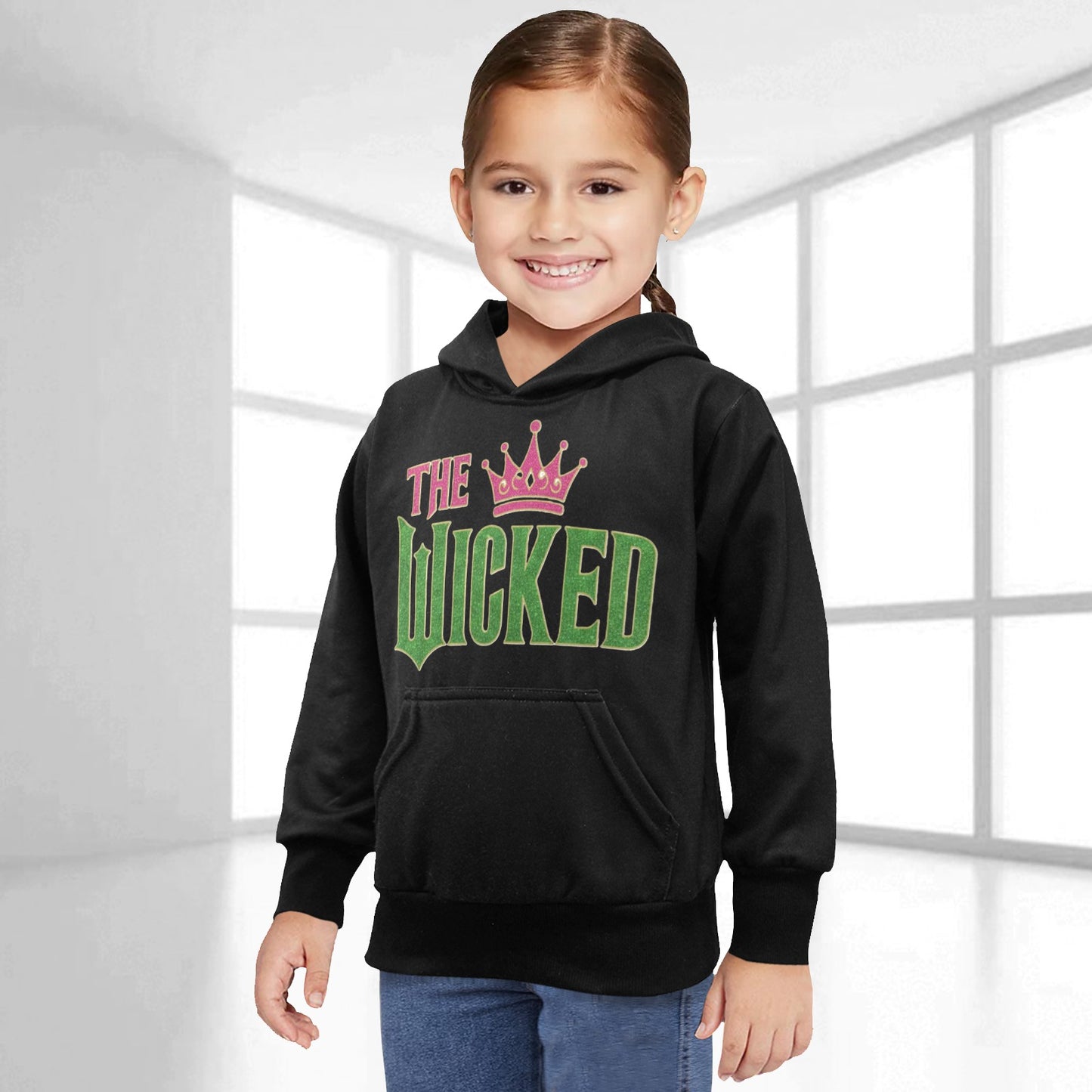 EXCLUSIVE DESIGNS: WICKED - Little Girls' Long Sleeve Hoodies