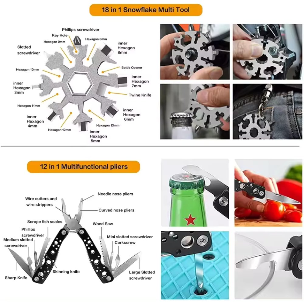 31 Pieces in 1 Bag Survival Gear and Equipment  -CHRISTMAS GIFT ALERT