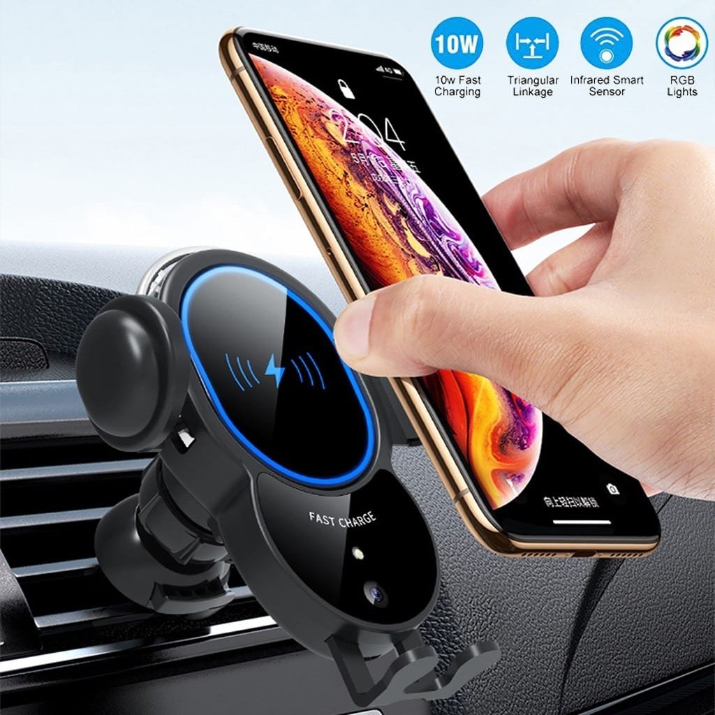 10W Wireless Automatic Clamping Mount Fast Charger For Your Car - GIFT ALERT! GIFT ALERT!