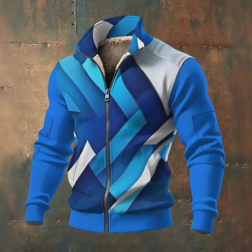 🧊“FrostFlex™ Knit Fleece — Built for Bold” - Men's Fleece Zip Jacket