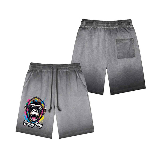 Exclusive Bussy Boy Brand Men’s Vintage Wash Drawstring Shorts